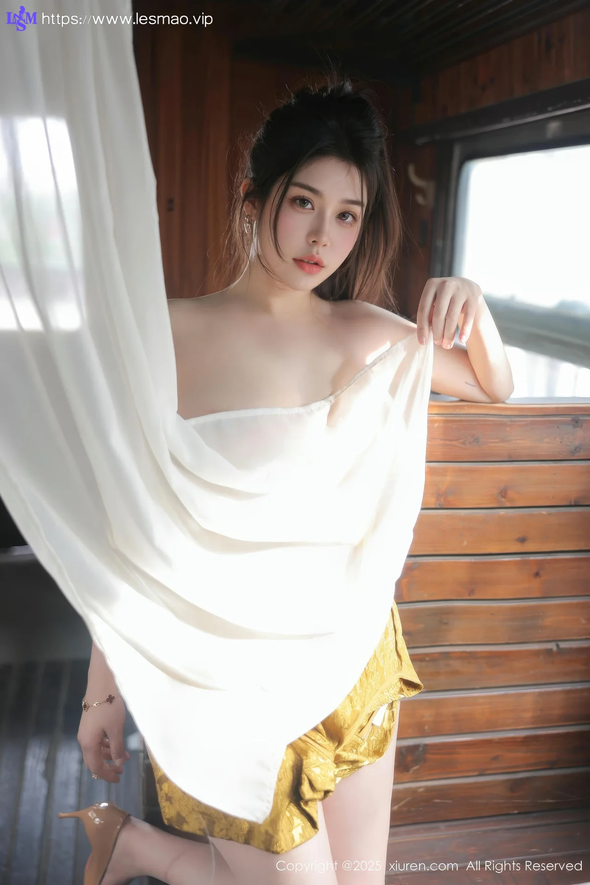 XiuRen 秀人 No.10269 金允珍呐 绿色情趣内衣 - 52