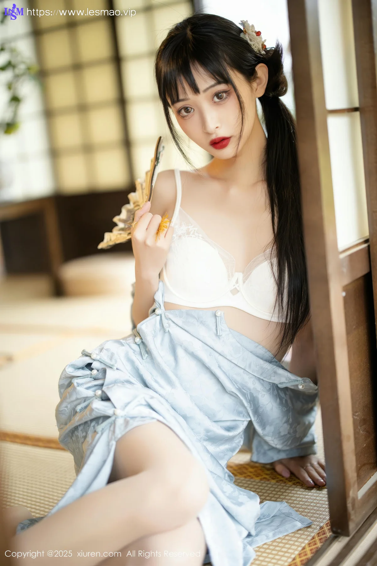 XiuRen 秀人 No.10278 茂木希子 日式旗袍肉色丝袜 - 30