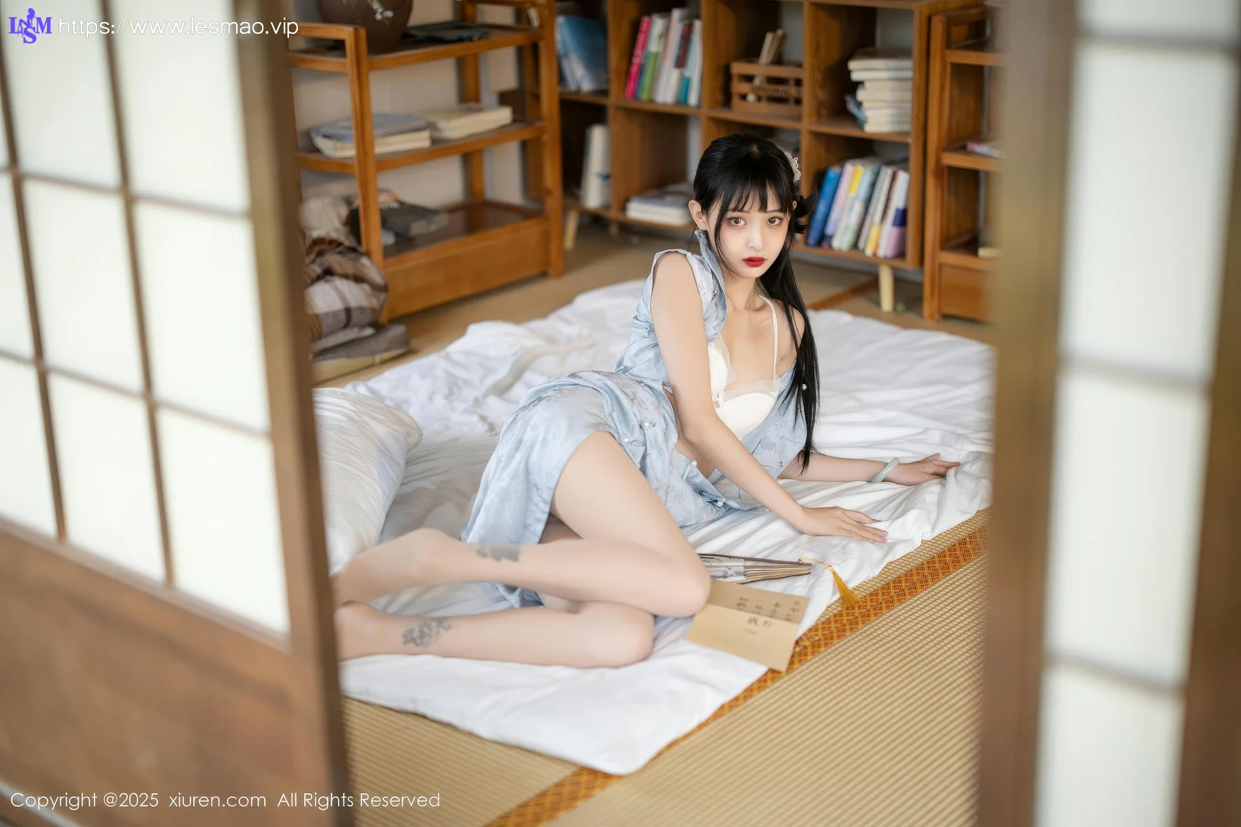XiuRen 秀人 No.10278 茂木希子 日式旗袍肉色丝袜 - 39