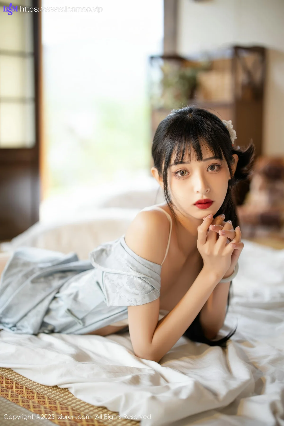 XiuRen 秀人 No.10278 茂木希子 日式旗袍肉色丝袜 - 41