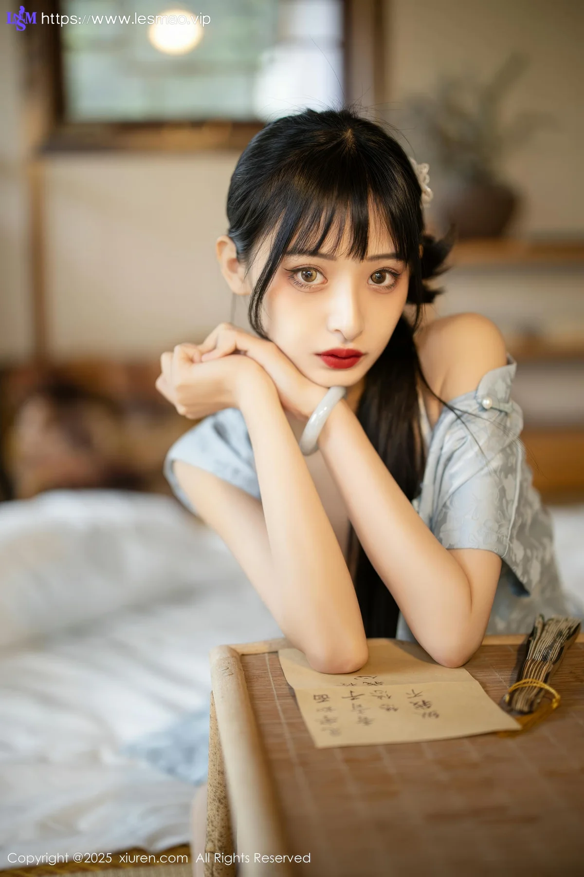 XiuRen 秀人 No.10278 茂木希子 日式旗袍肉色丝袜 - 48