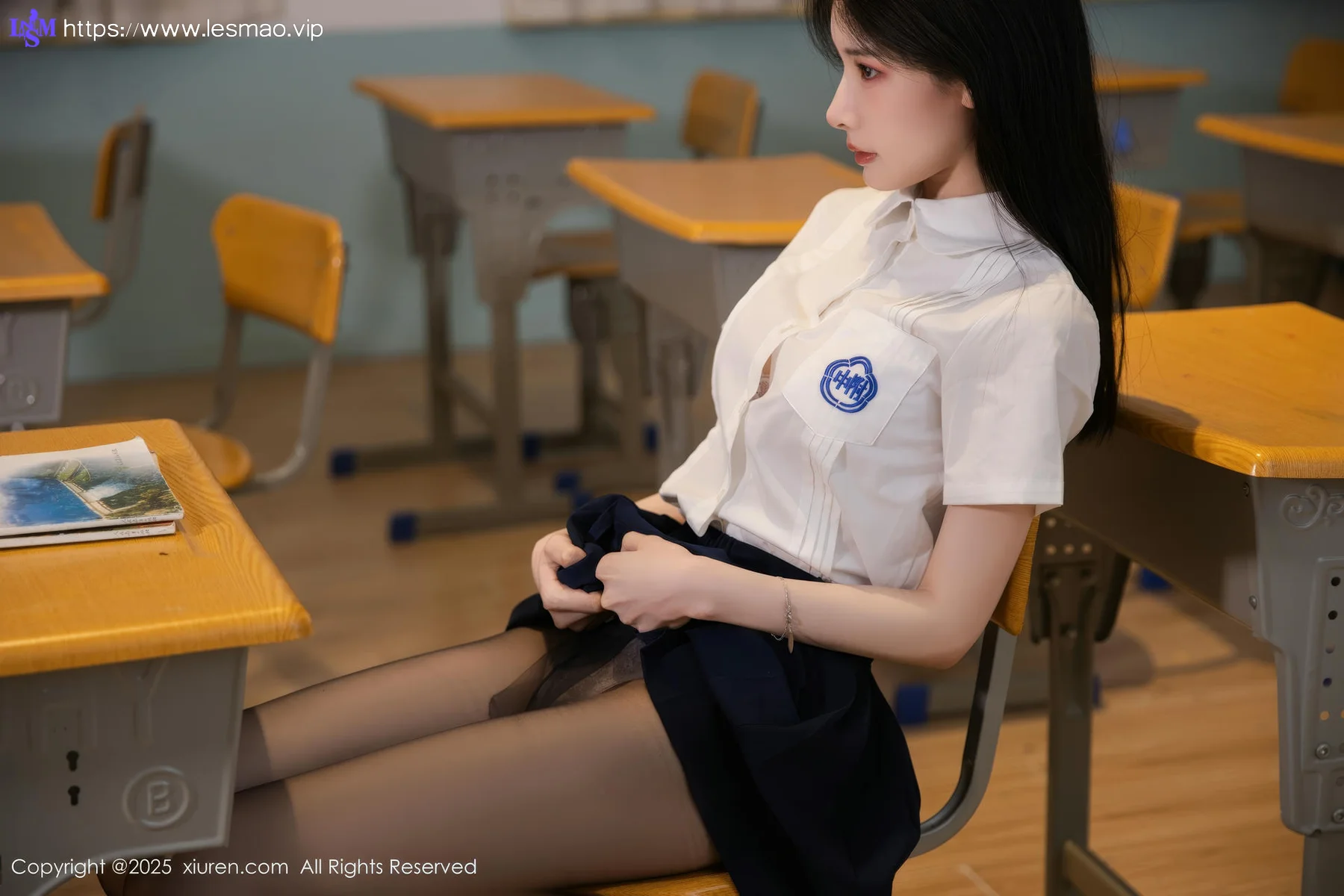 XiuRen 秀人 No.10287 布丁wow JK制服魅惑黑丝 - 25