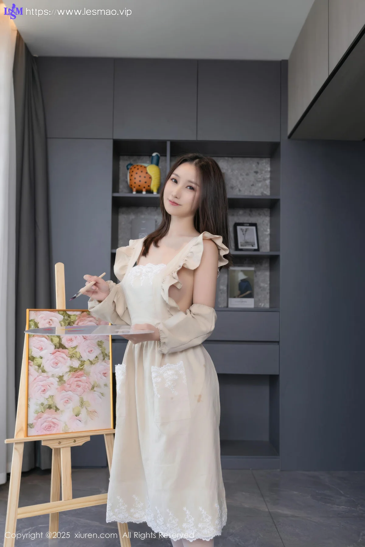 XiuRen 秀人 No.10308 杏子Yada 画家主题拍摄 - 1