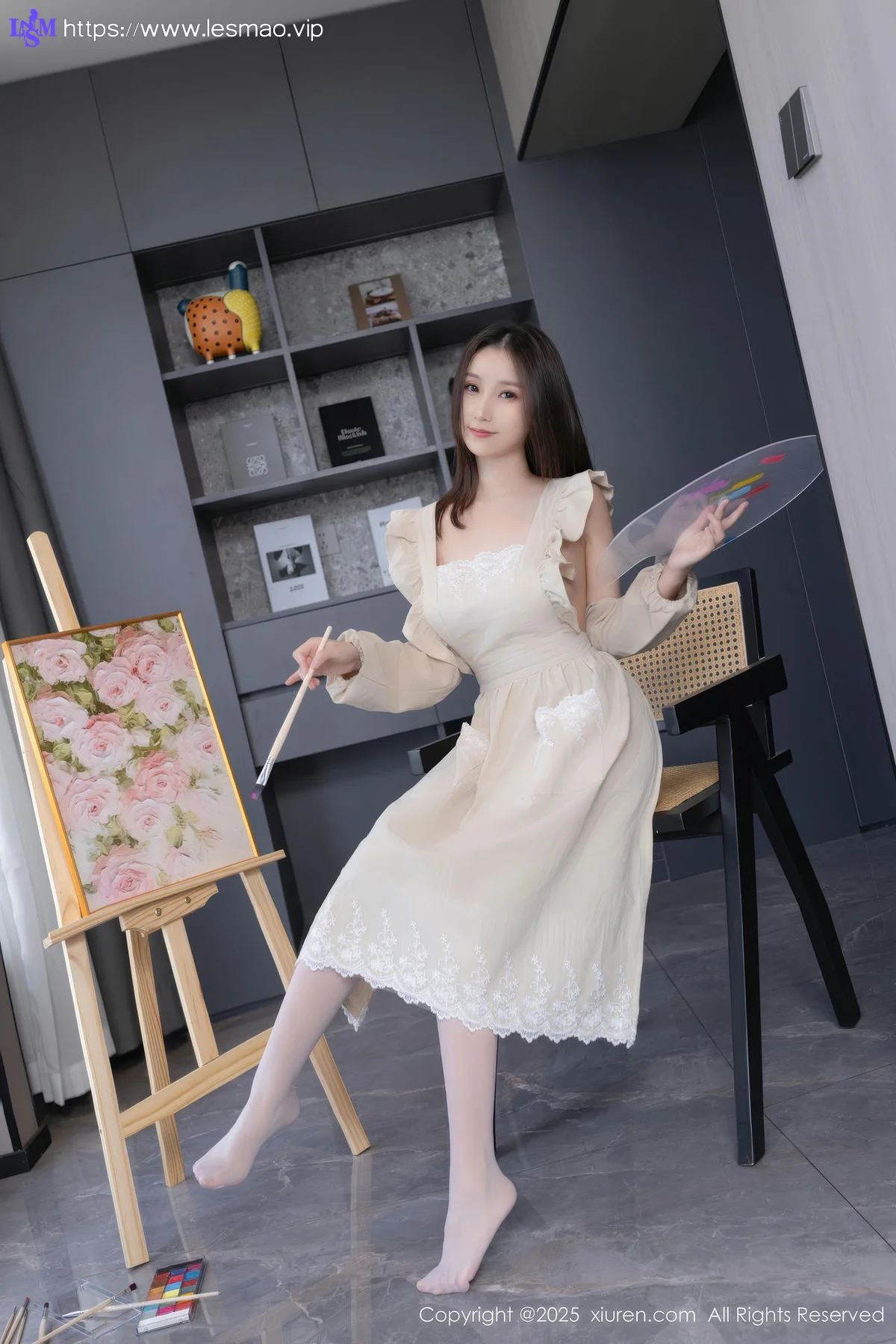 XiuRen 秀人 No.10308 杏子Yada 画家主题拍摄 - 4