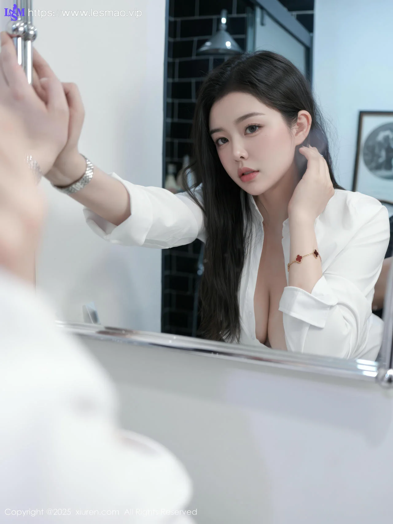 XiuRen 秀人 No.10317 林若凡F 黑色OL巨乳美胸 - 19