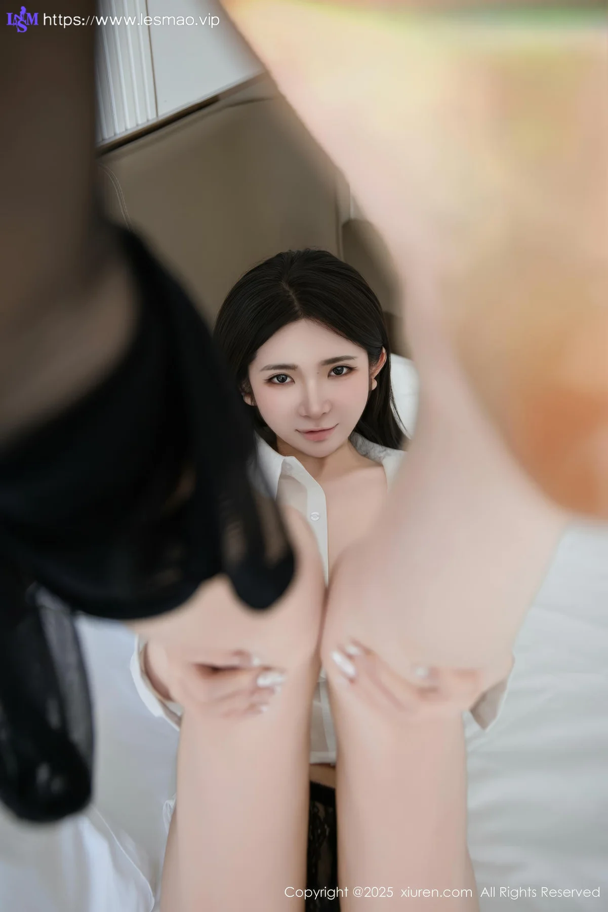 XiuRen 秀人 No.10338 童童Bunny 魅惑黑丝苗条身材 - 47