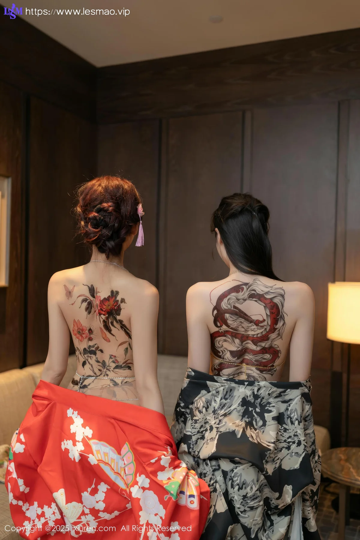 XiuRen 秀人 No.10352 小逗逗和陆萱萱 和服激情互动 - 57