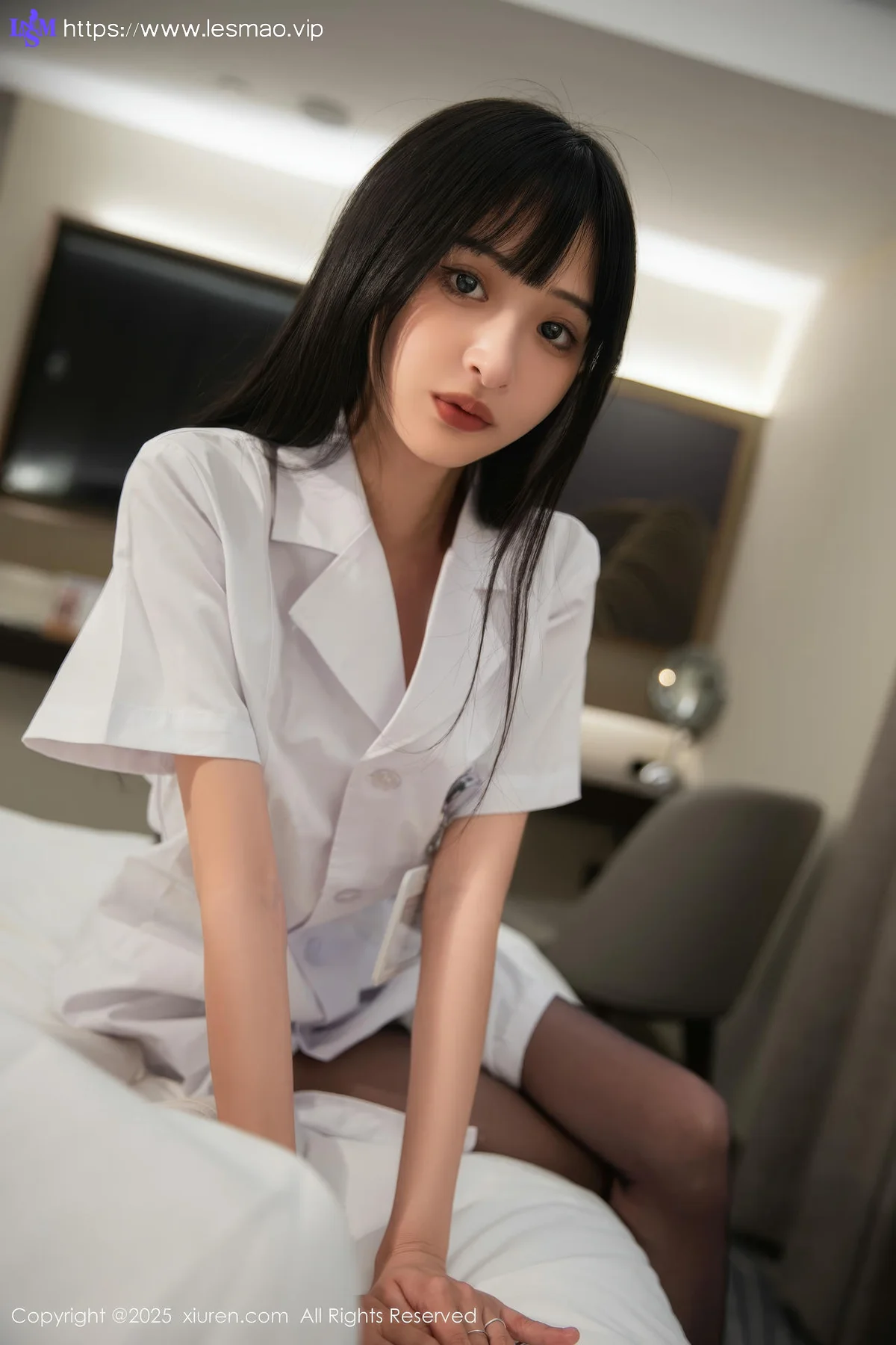 XiuRen 秀人 No.10373 茂木希子 白色护士服 - 12