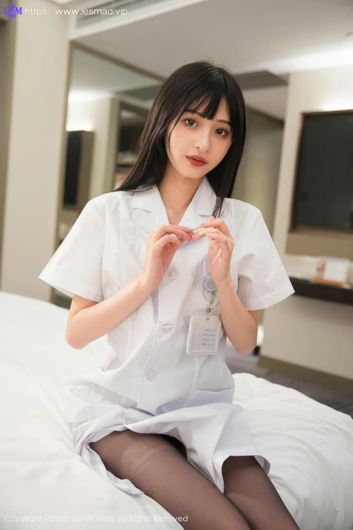 XiuRen 秀人 No.10373 茂木希子 白色护士服 - 15