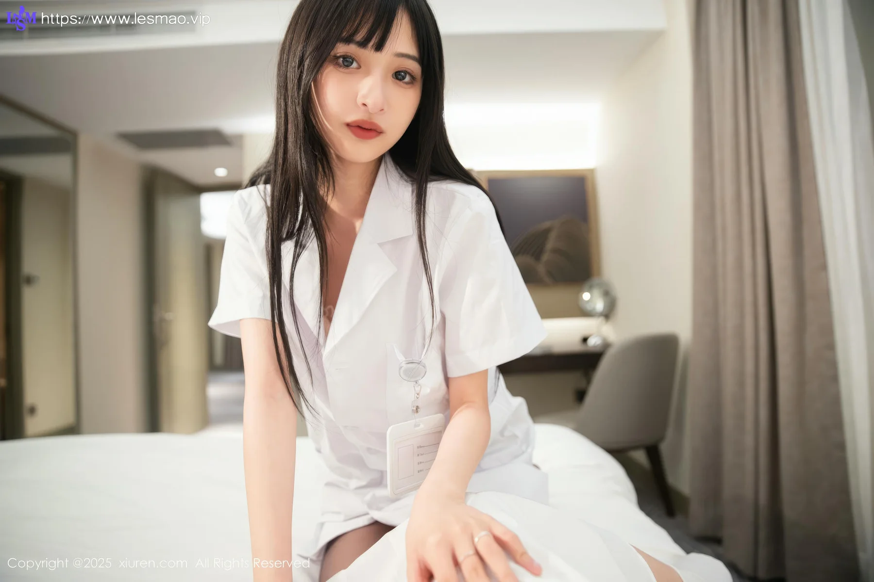 XiuRen 秀人 No.10373 茂木希子 白色护士服 - 25