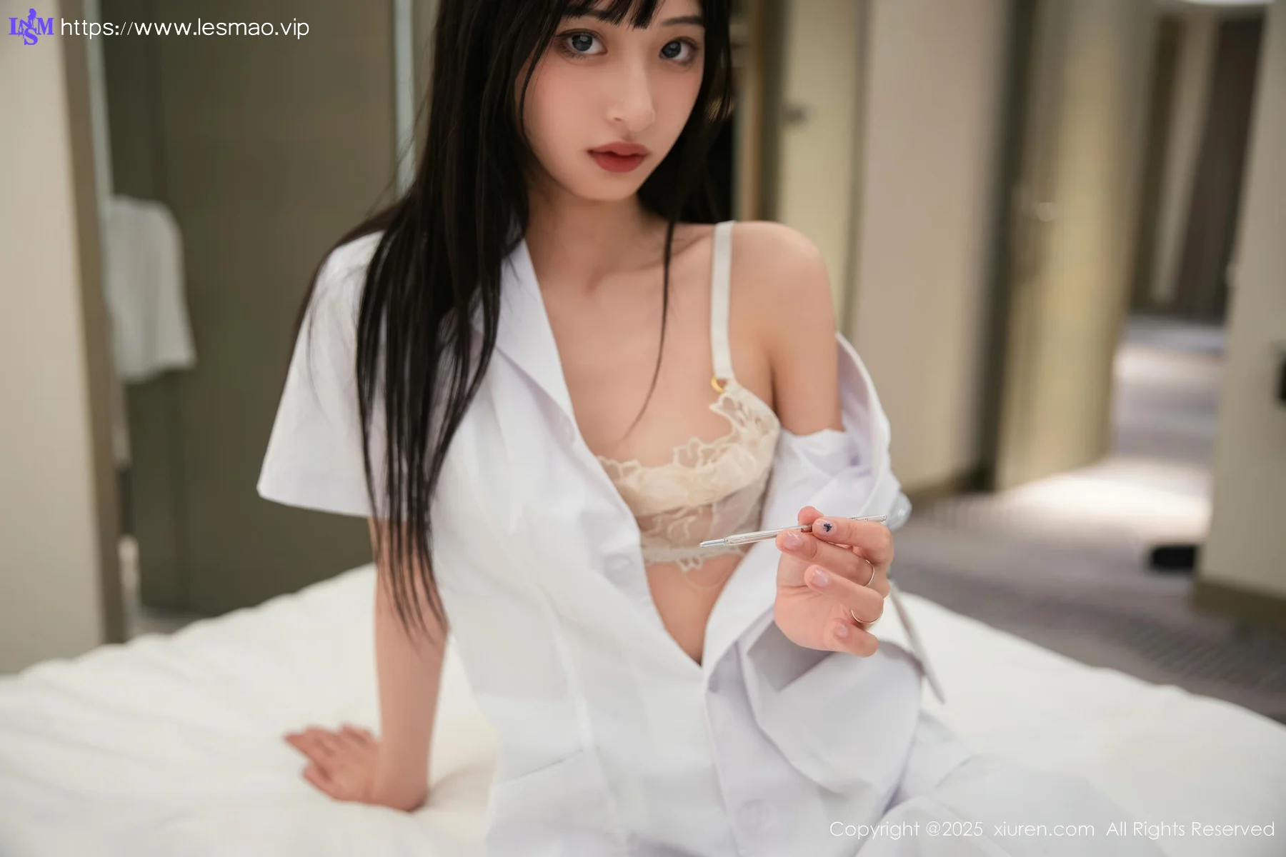 XiuRen 秀人 No.10373 茂木希子 白色护士服 - 29