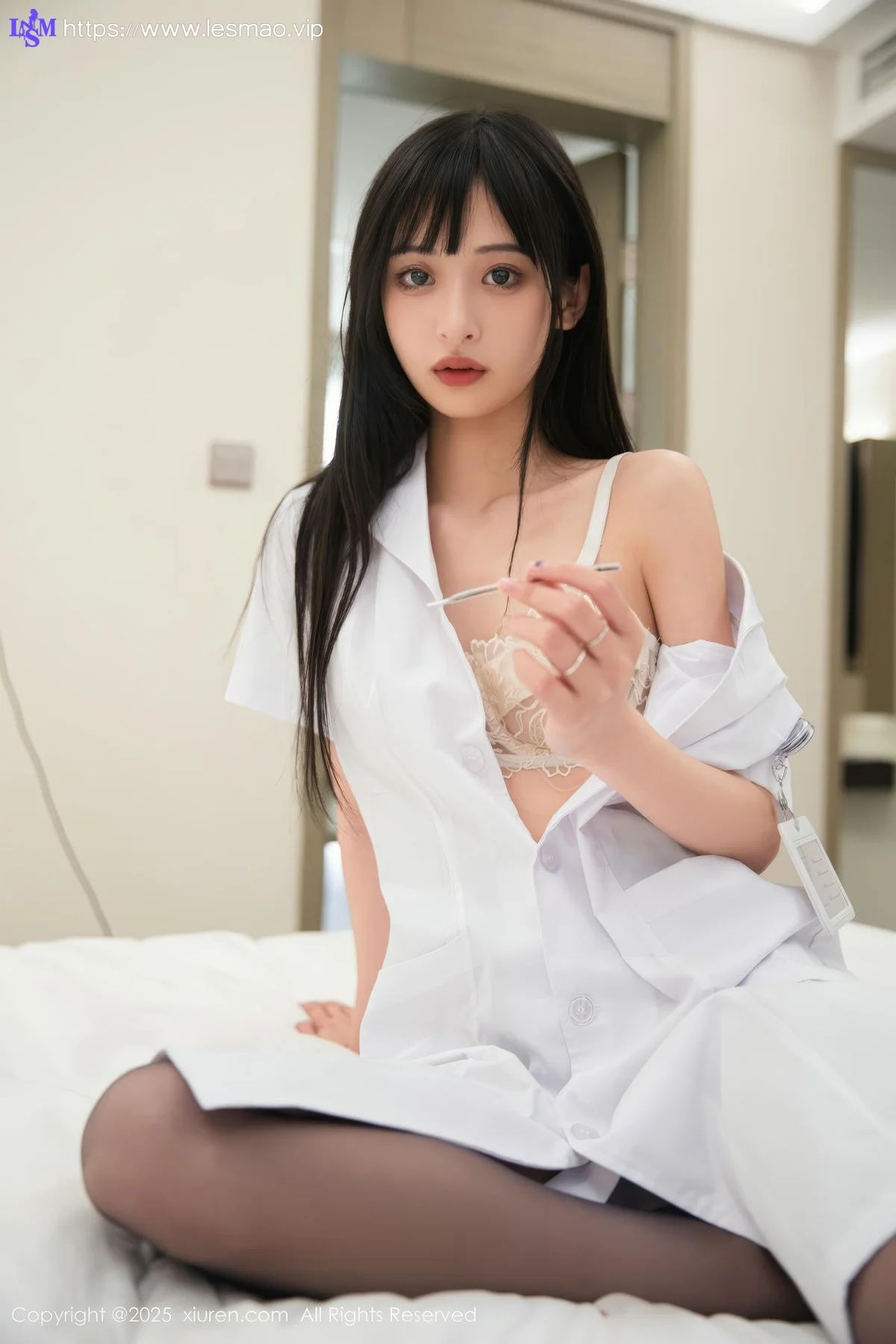 XiuRen 秀人 No.10373 茂木希子 白色护士服 - 30
