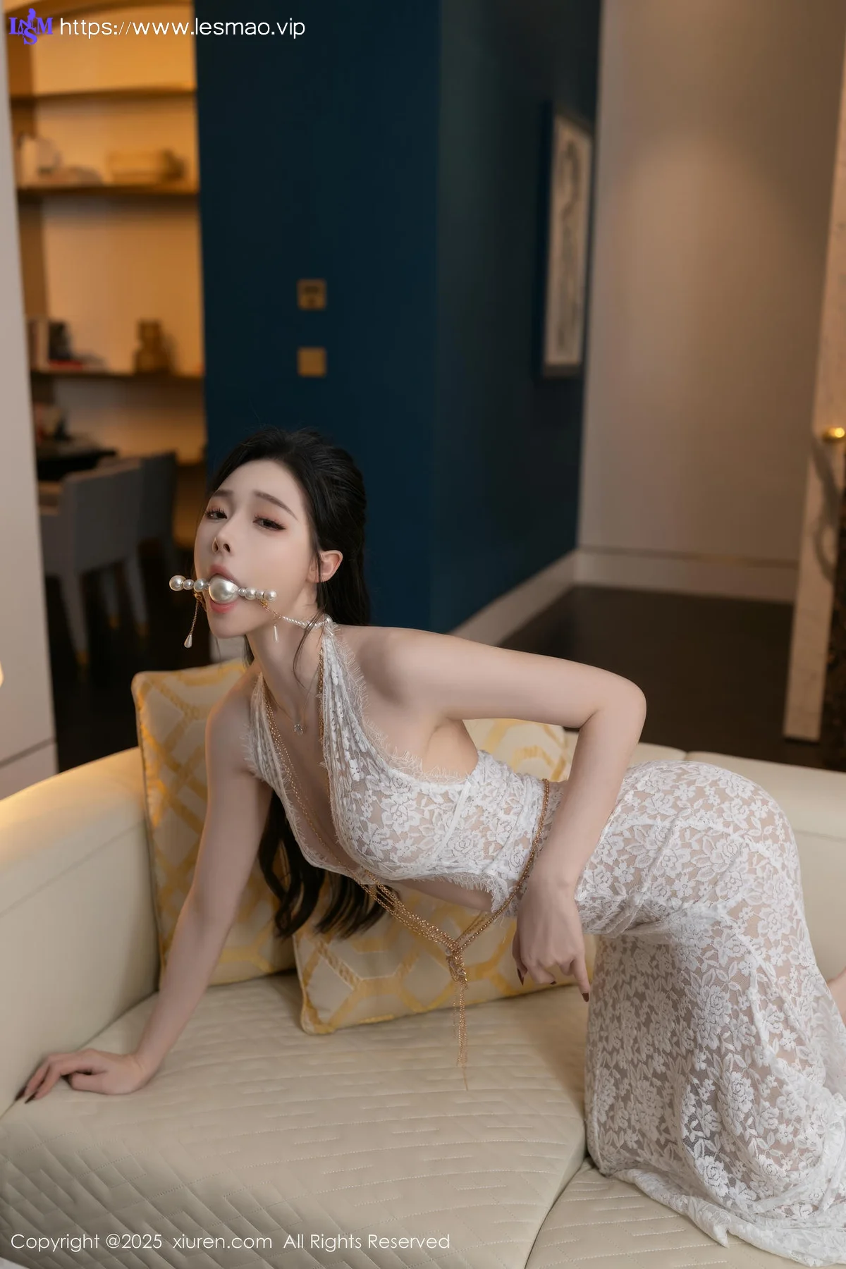 XiuRen 秀人 No.10378 小逗逗 白色连衣裙 - 15