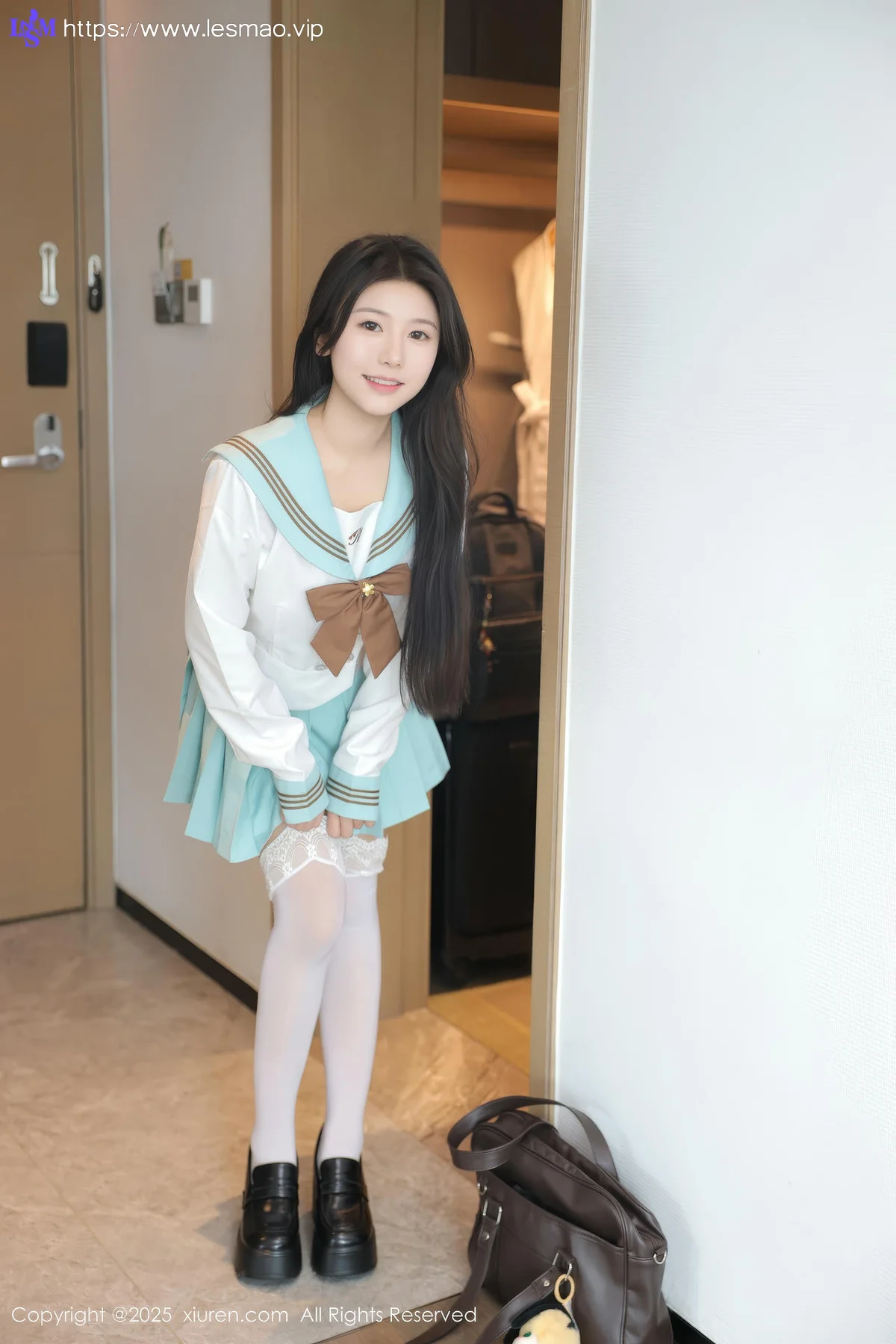 XiuRen 秀人 No.10379 林嘉馨 jk短裙清纯美女 - 5