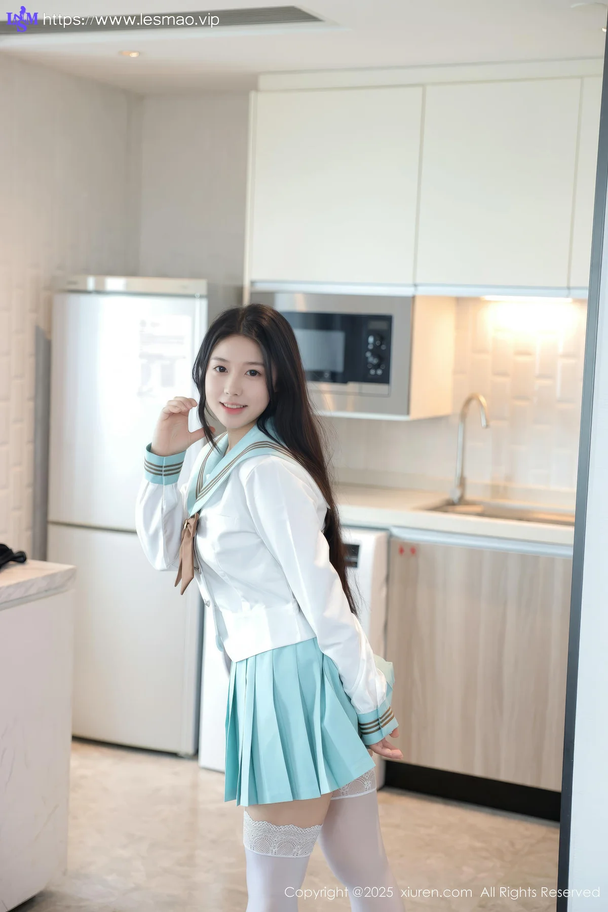 XiuRen 秀人 No.10379 林嘉馨 jk短裙清纯美女 - 12