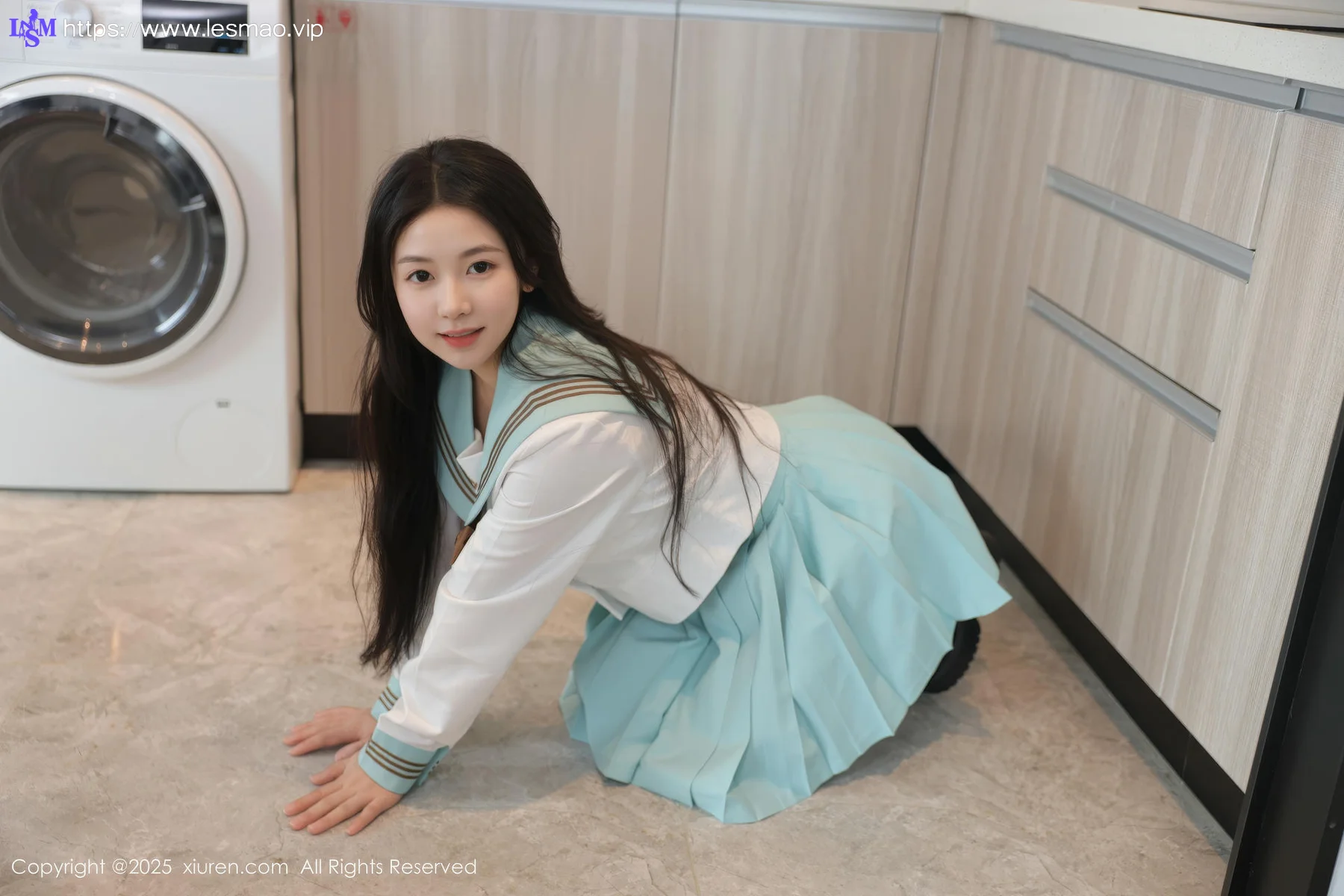 XiuRen 秀人 No.10379 林嘉馨 jk短裙清纯美女 - 22