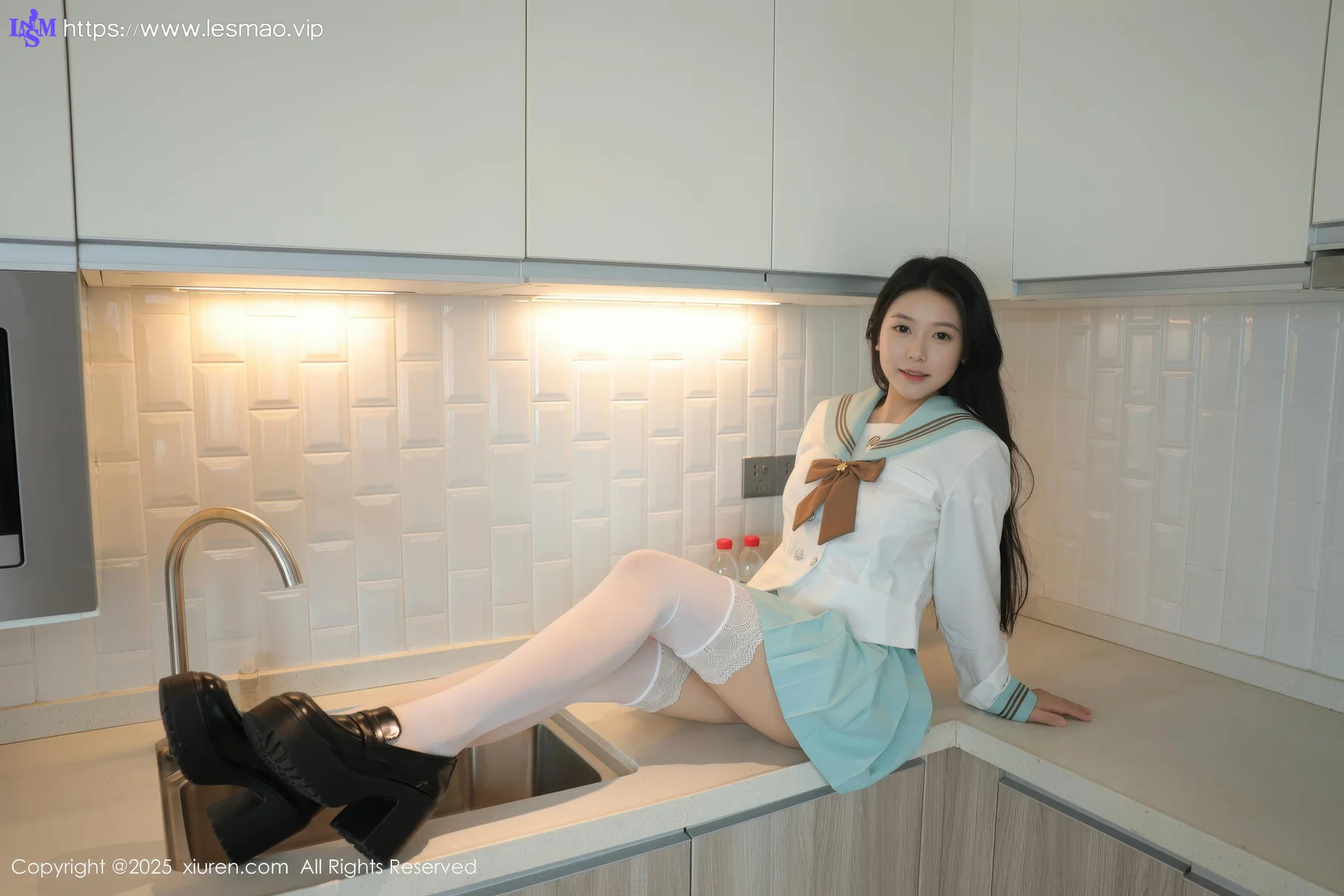 XiuRen 秀人 No.10379 林嘉馨 jk短裙清纯美女 - 47