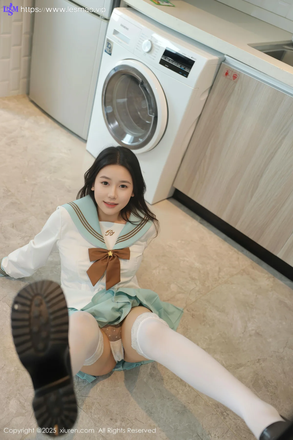 XiuRen 秀人 No.10379 林嘉馨 jk短裙清纯美女 - 92