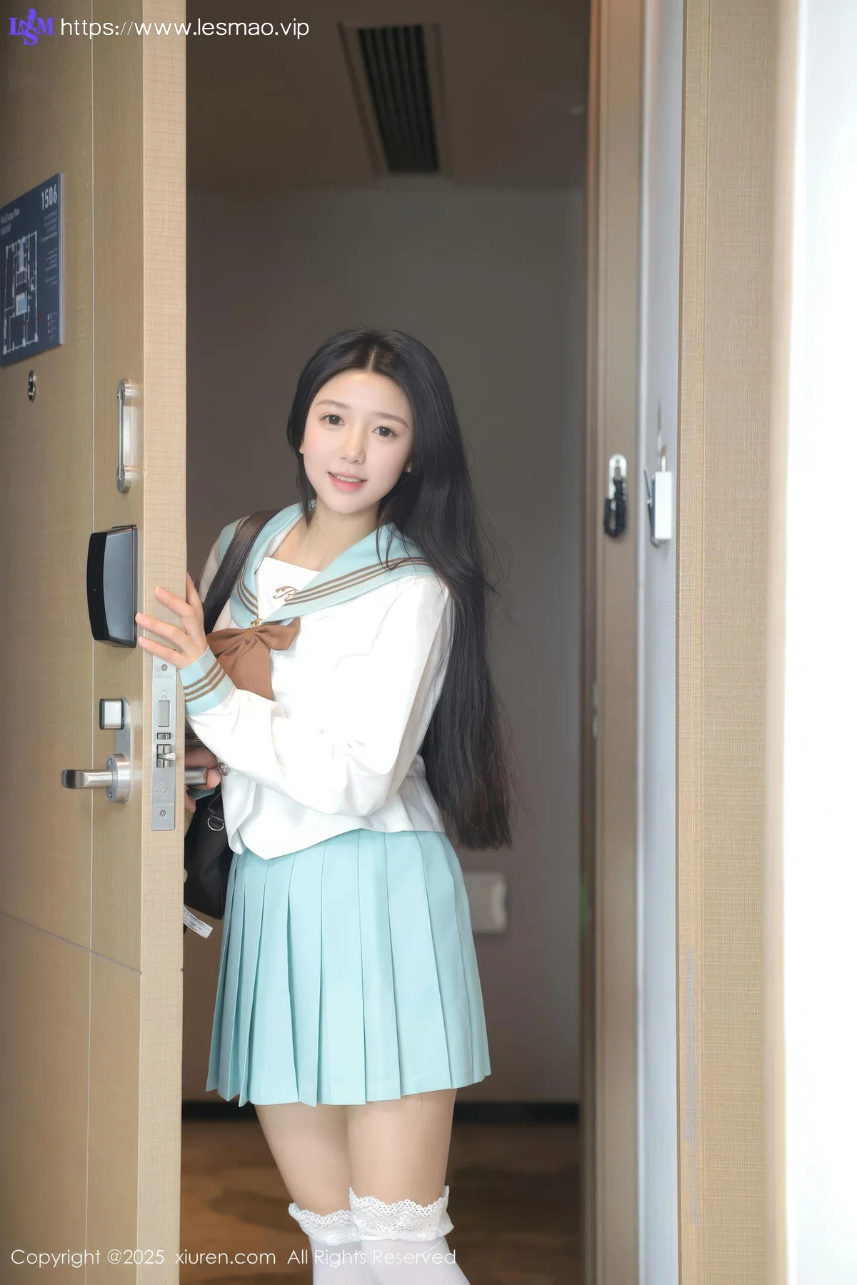 XiuRen 秀人 No.10379 林嘉馨 jk短裙清纯美女 - 93