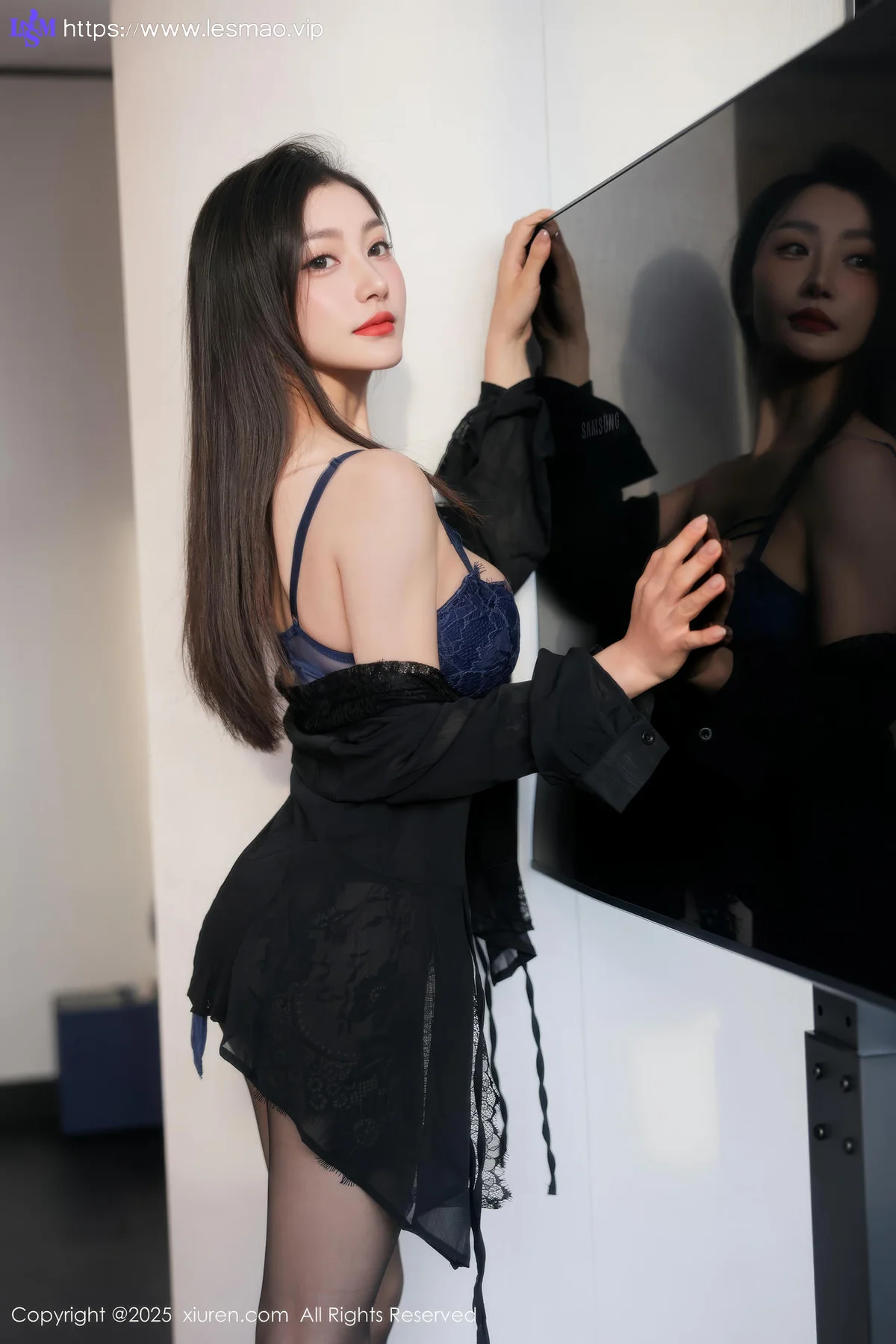XiuRen 秀人 No.10382 Annie_baby 长腿黑丝情趣蕾丝 - 54