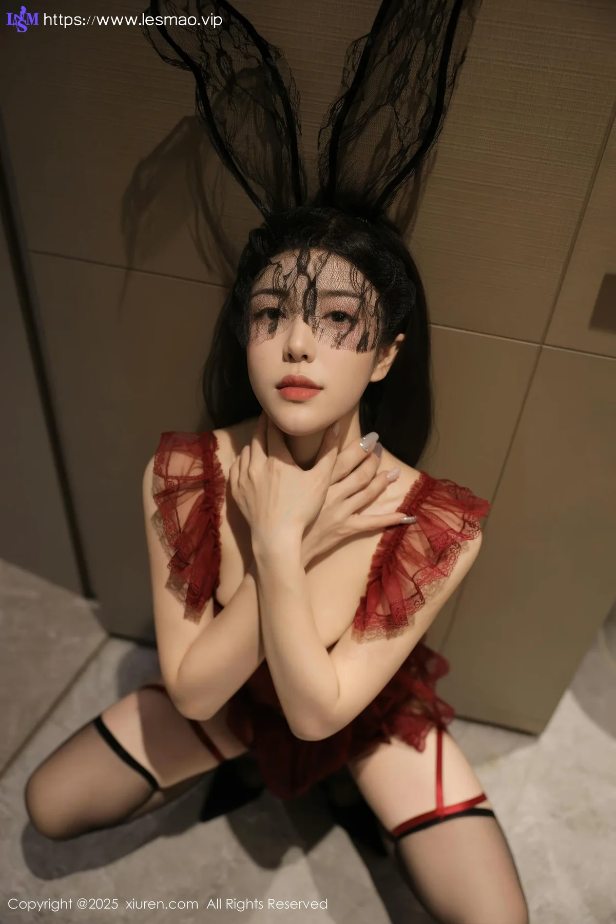 XiuRen 秀人 No.10386 李安妮 兔女郎高跟黑丝 - 25