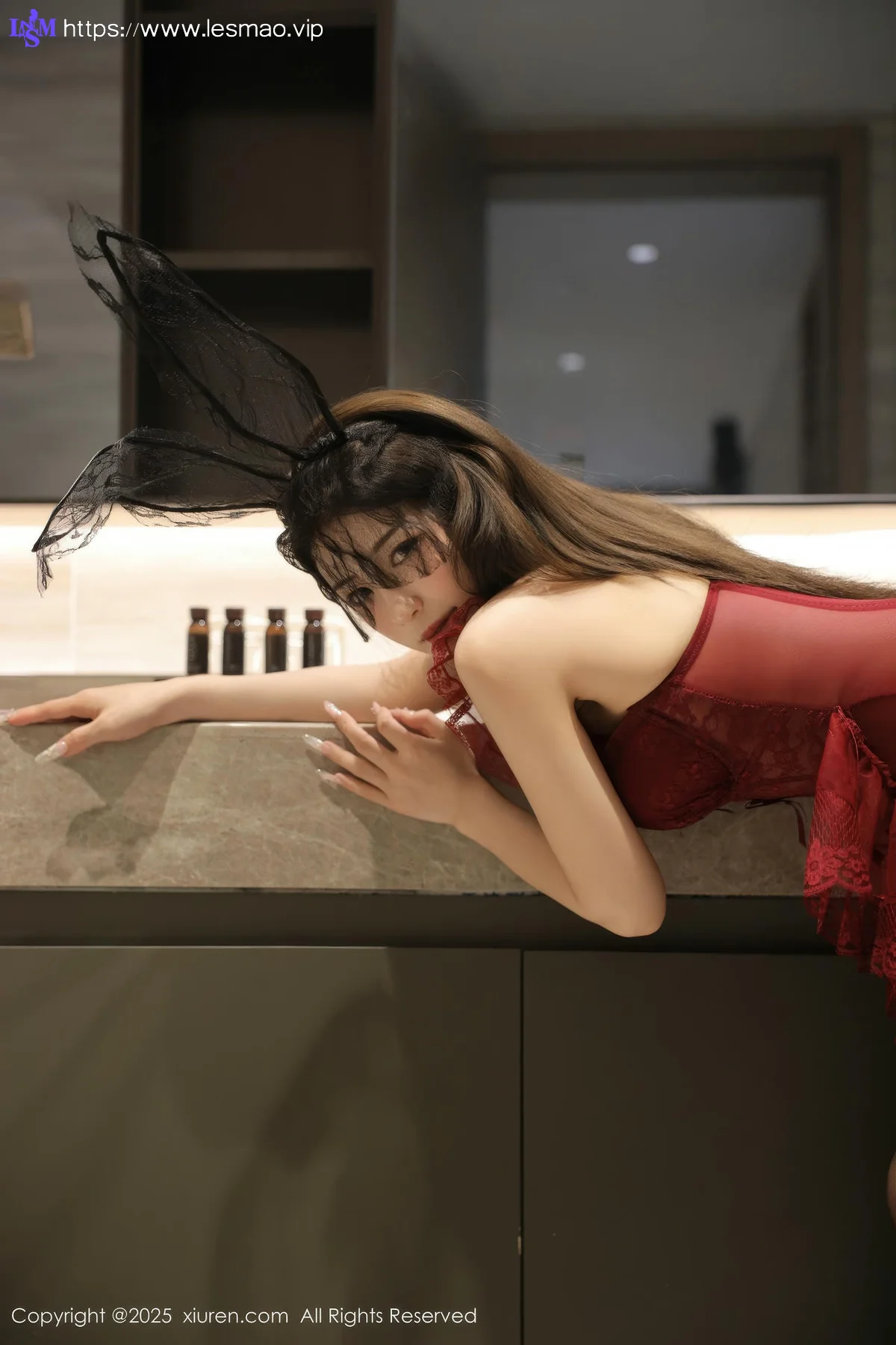 XiuRen 秀人 No.10386 李安妮 兔女郎高跟黑丝 - 35