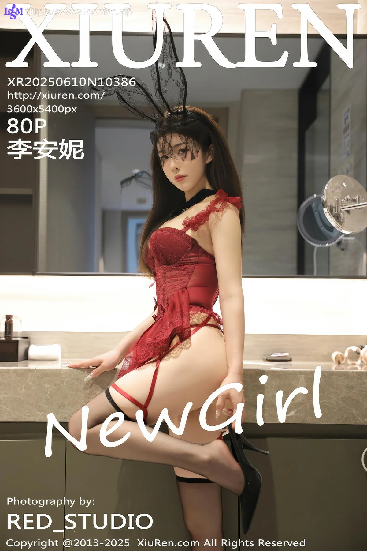 XiuRen 秀人 No.10386 李安妮 兔女郎高跟黑丝 - 81