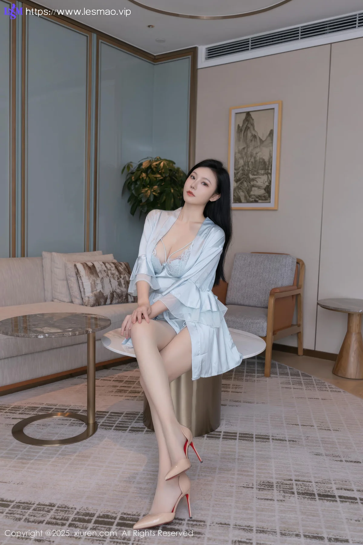 XiuRen 秀人 No.10390 安然anran 性感睡裙美腿 - 11