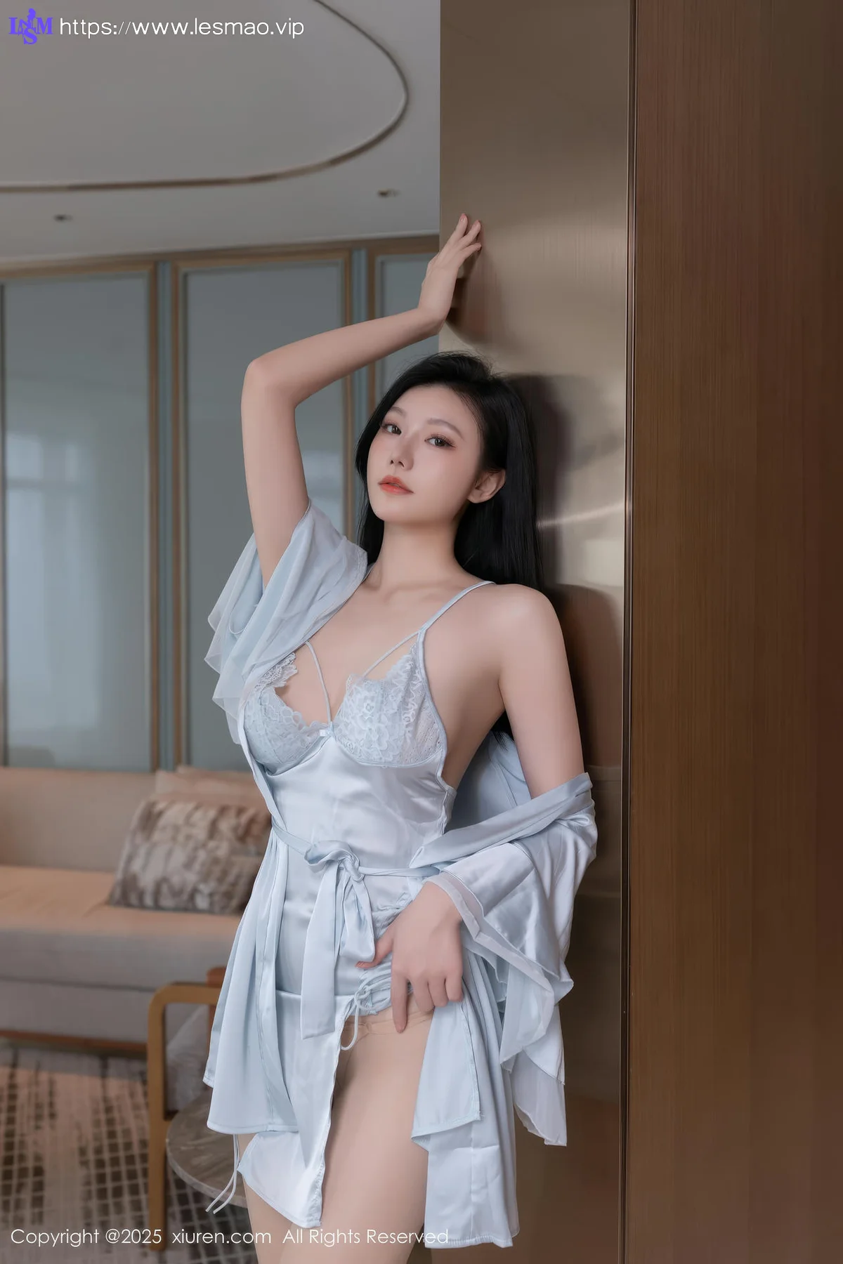 XiuRen 秀人 No.10390 安然anran 性感睡裙美腿 - 23