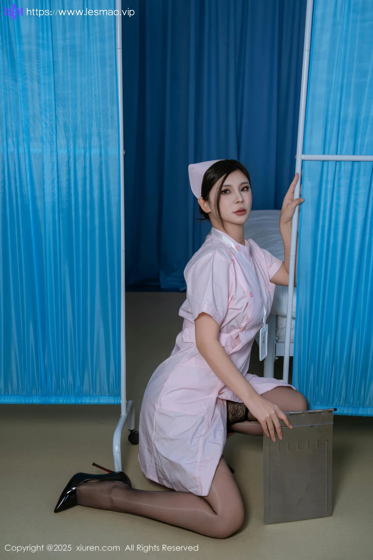 XiuRen 秀人 No.10408 小蛮妖Yummy 粉色护士服 - 11