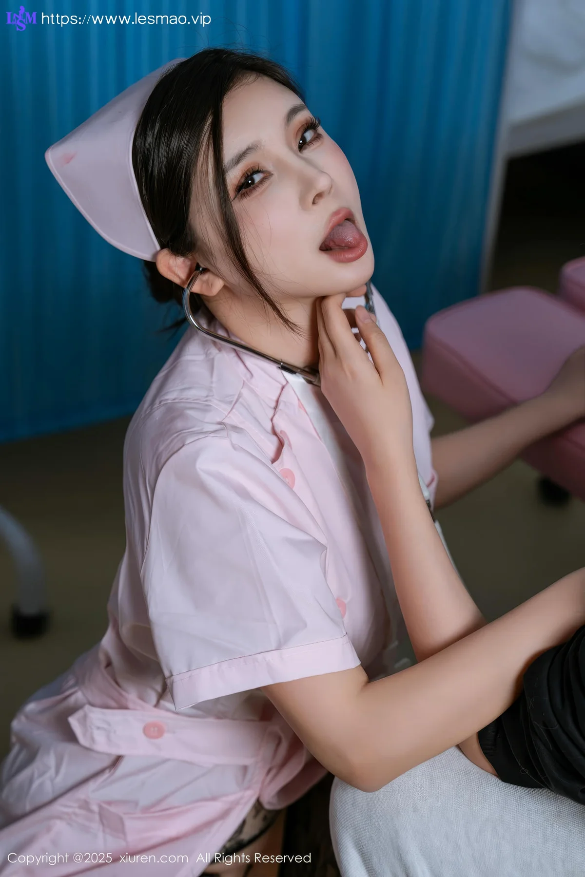 XiuRen 秀人 No.10408 小蛮妖Yummy 粉色护士服 - 26