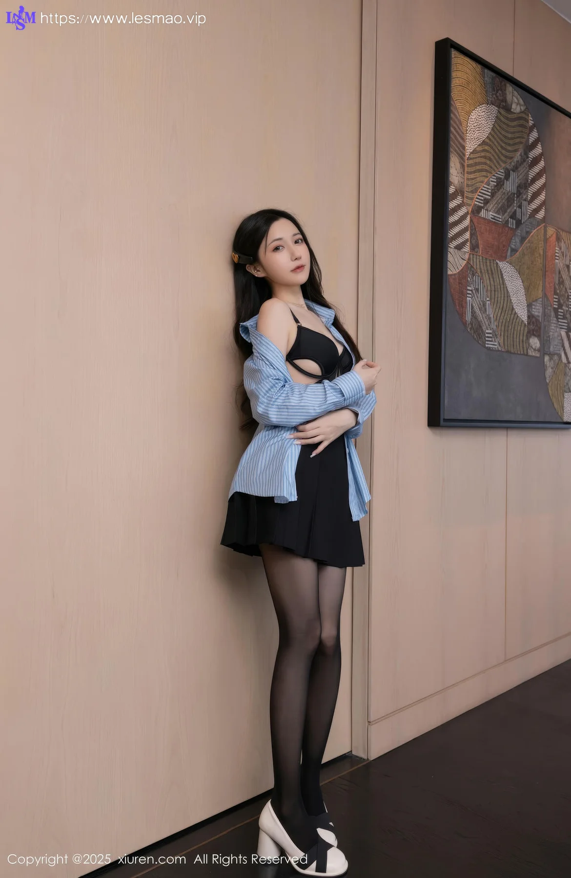 XiuRen 秀人 No.10412 鱼子酱Fish 黑色短裙婀娜动人身段 - 30