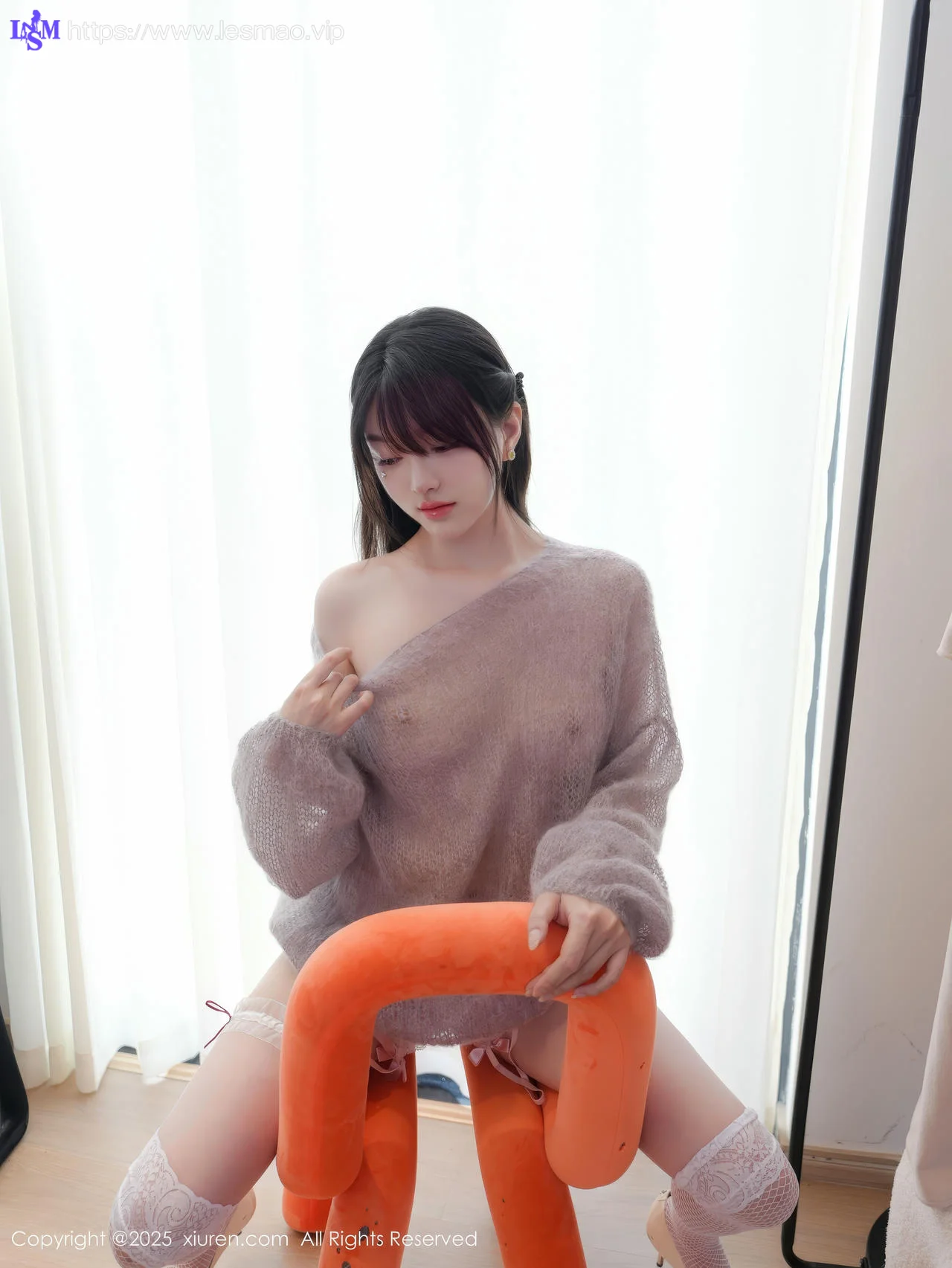 XiuRen 秀人 No.10416 白露lulu 粉色情趣内衣 - 81