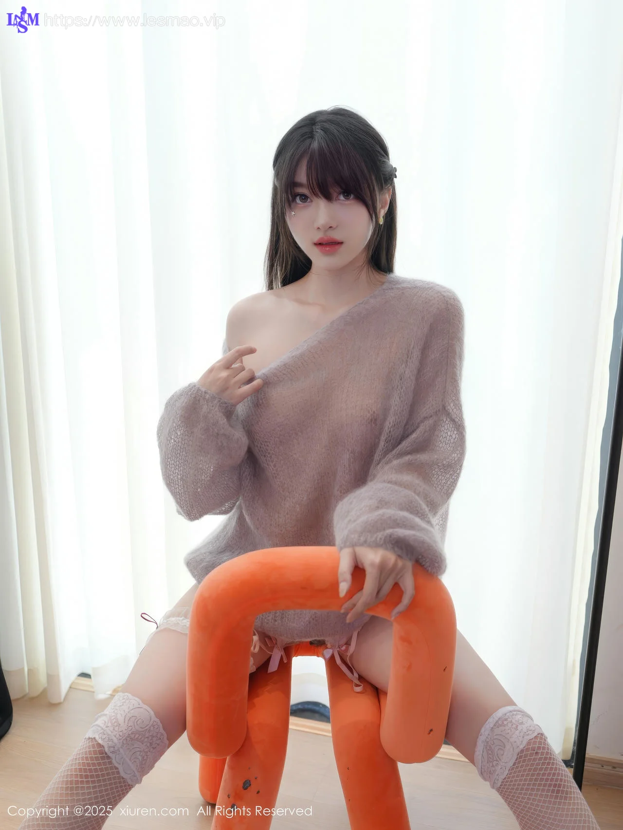 XiuRen 秀人 No.10416 白露lulu 粉色情趣内衣 - 82