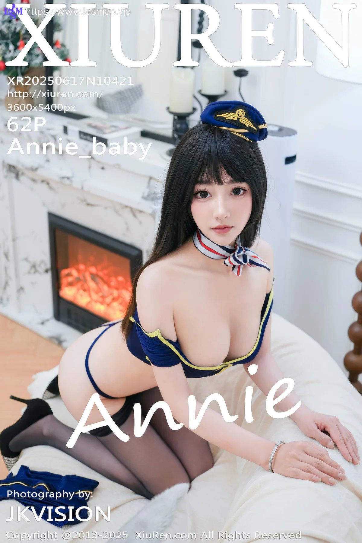 XiuRen 秀人 No.10421 Annie_baby 蓝色制服 - 63