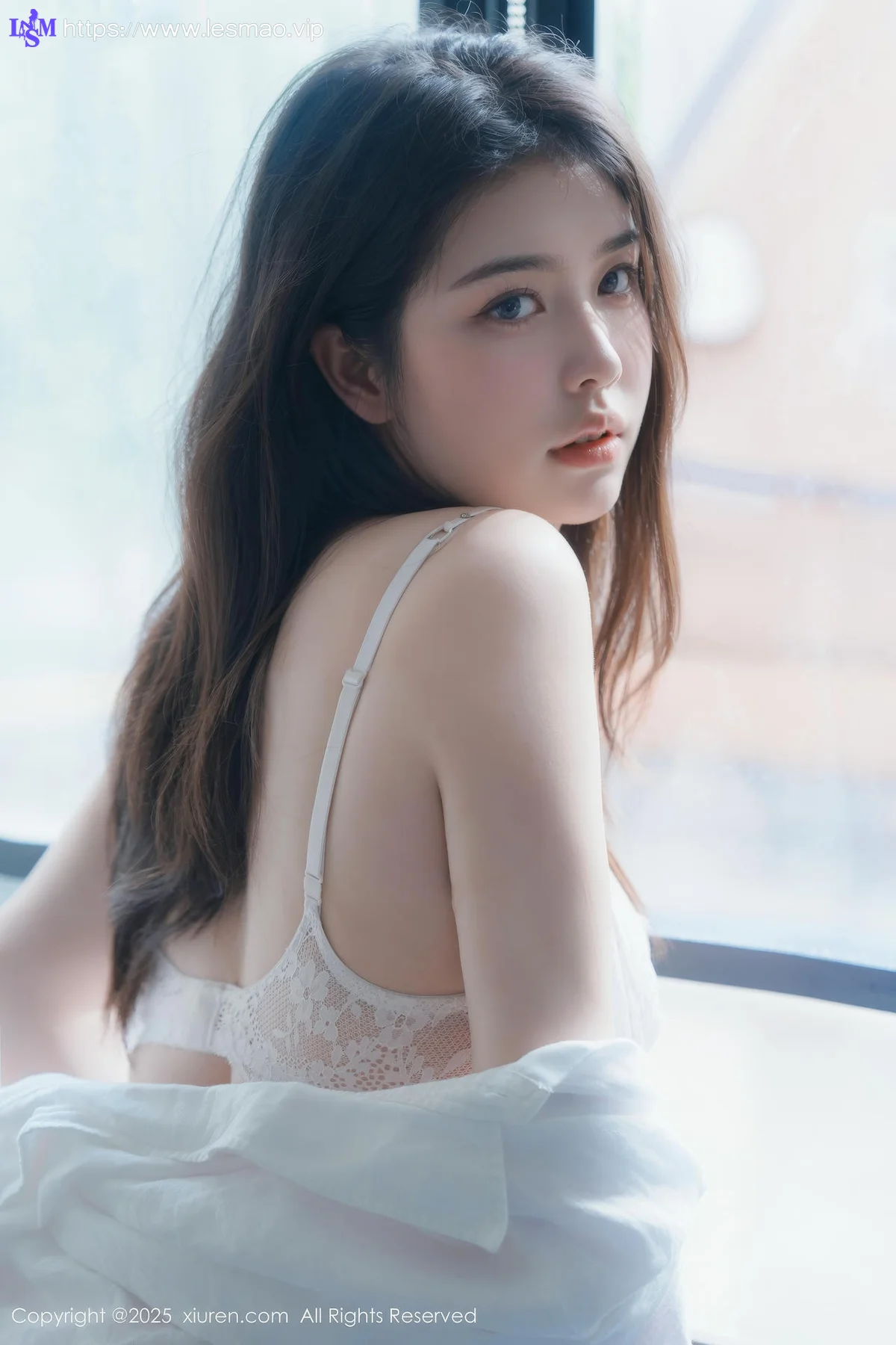 XiuRen 秀人 No.10455 林若凡F 白色衬衣搭配 - 12