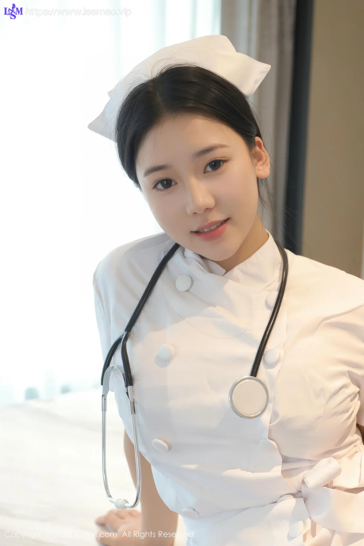 XiuRen 秀人 No.10465 林嘉馨 白色护士制服 - 31