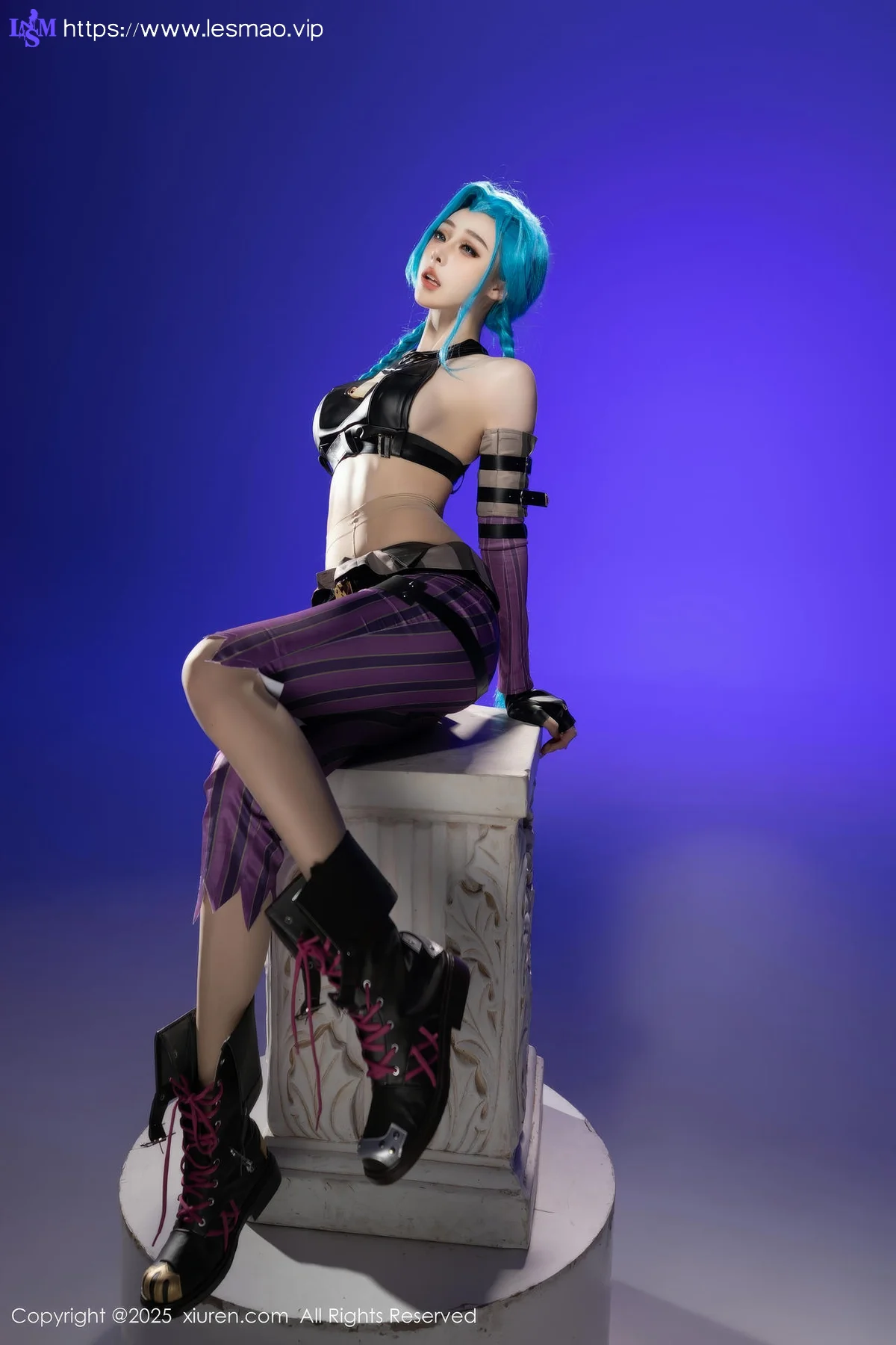XiuRen 秀人 No.10479 小逗逗 性感Cosplay装扮肉色丝袜 - 7