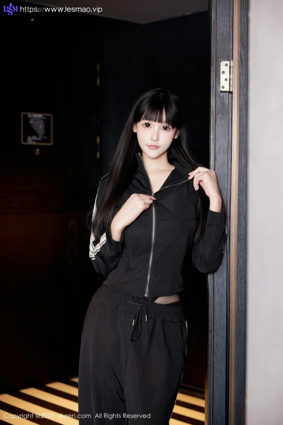 XiuRen 秀人 No.10482 智恩baby 黑色情趣内衣 - 14