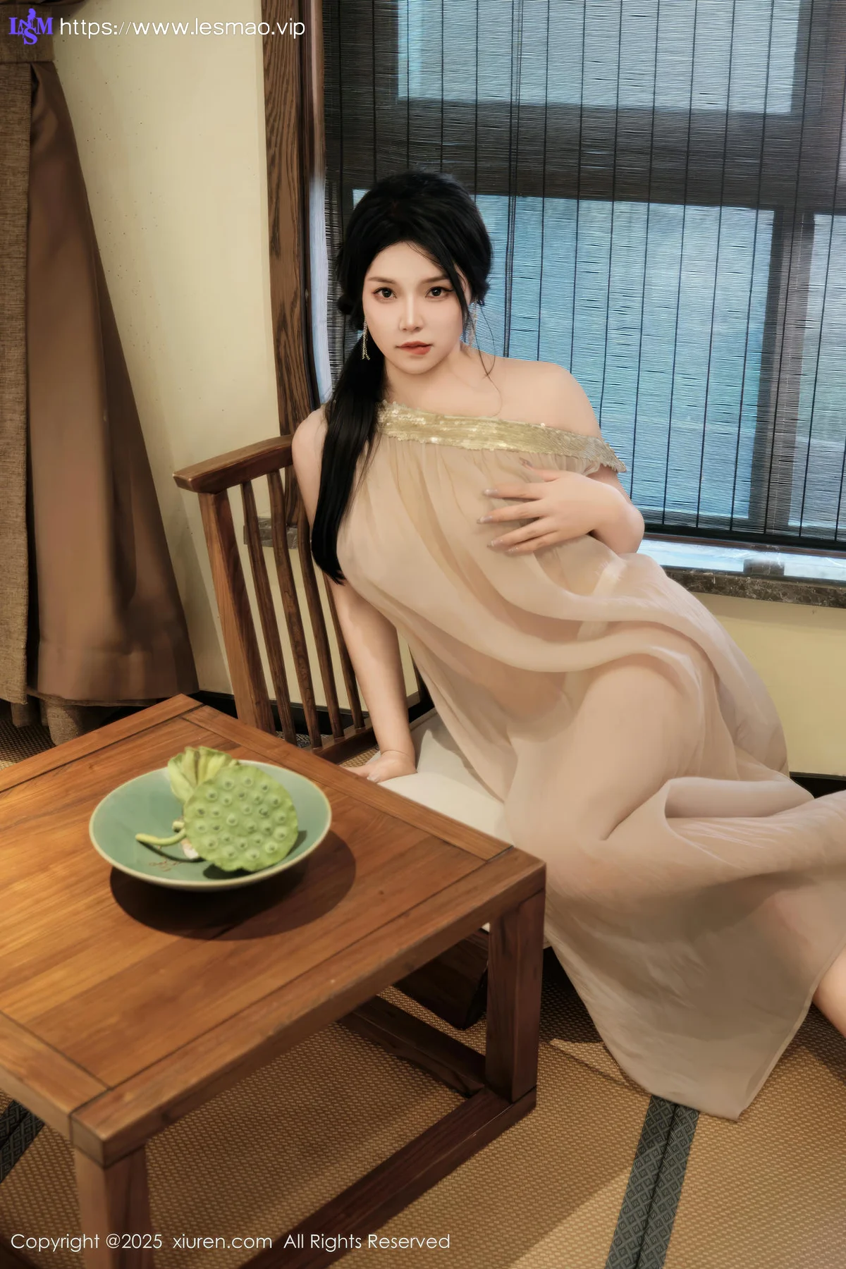 XiuRen 秀人 No.10500 麦田 透视连衣裙 - 16
