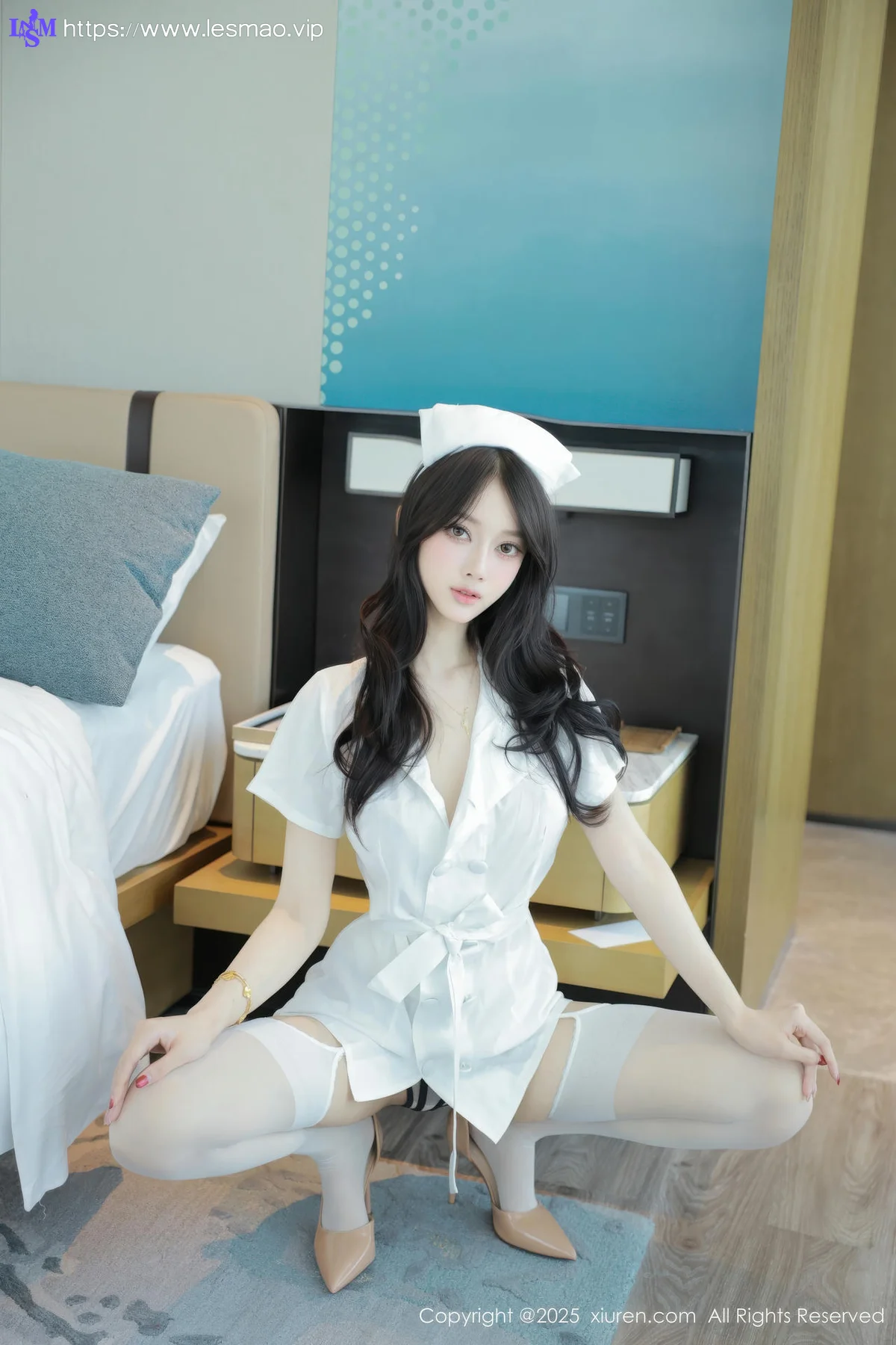 XiuRen 秀人 No.10507 玥儿玥er 白色护士制服 - 15