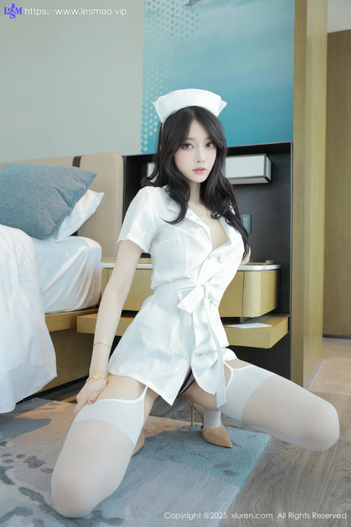 XiuRen 秀人 No.10507 玥儿玥er 白色护士制服 - 24
