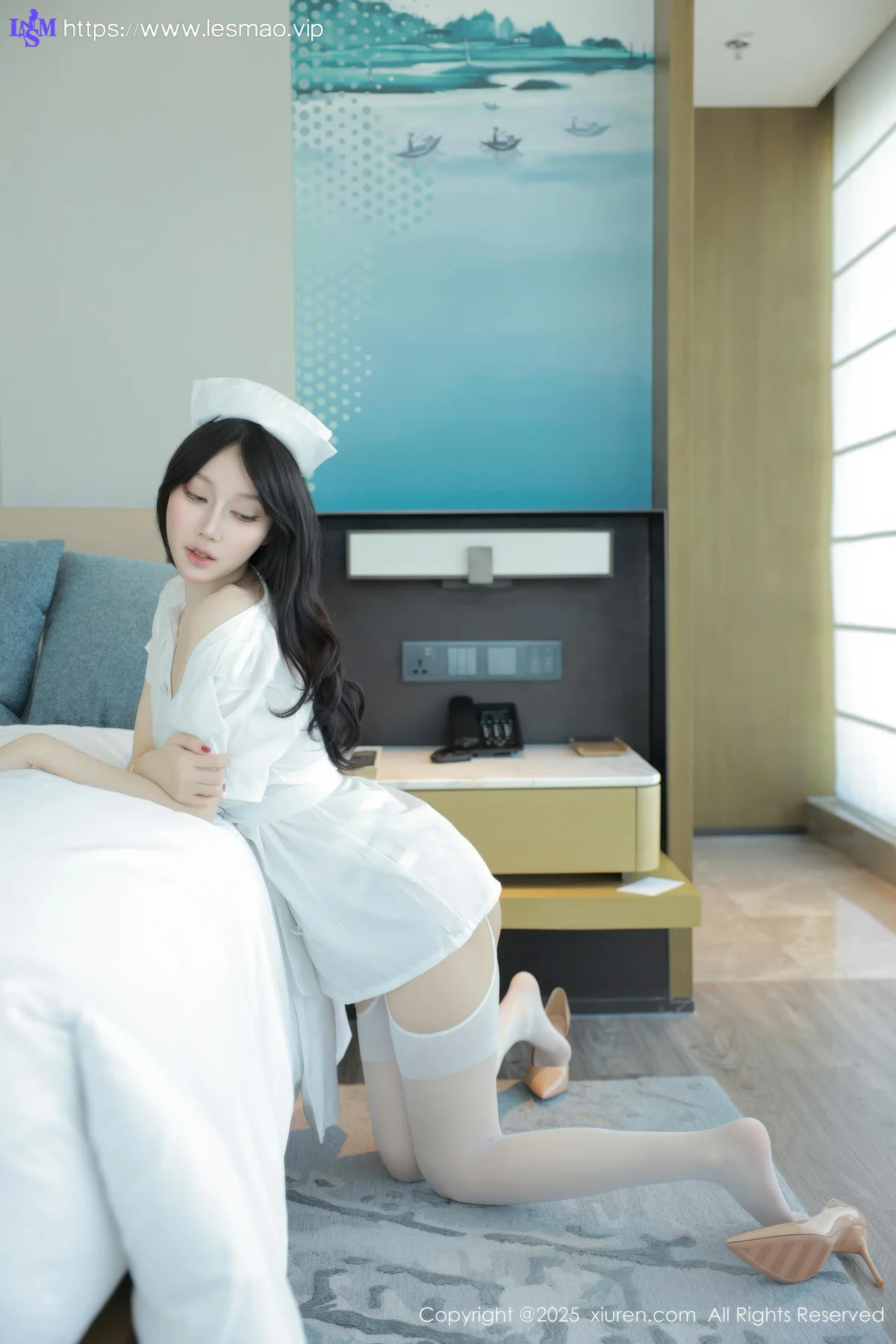 XiuRen 秀人 No.10507 玥儿玥er 白色护士制服 - 25