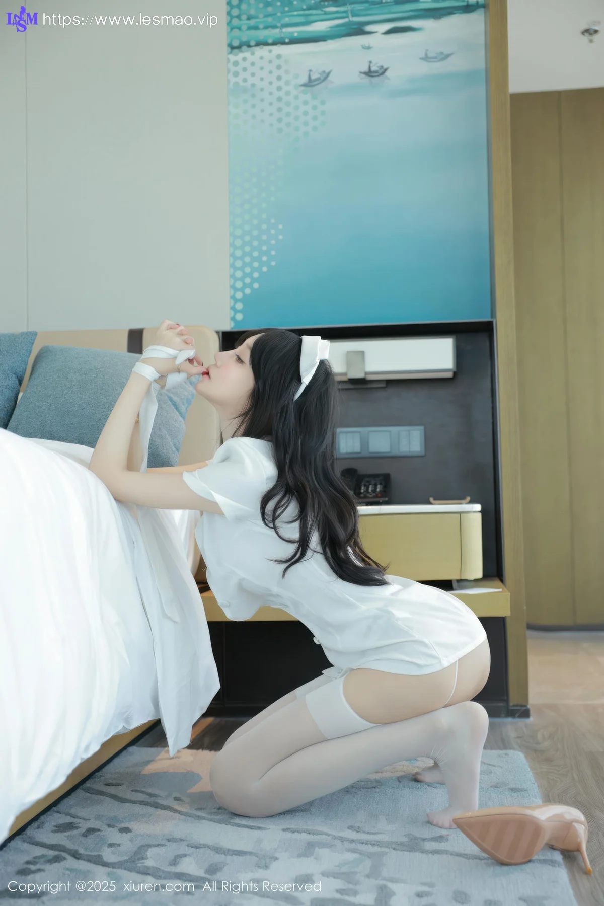 XiuRen 秀人 No.10507 玥儿玥er 白色护士制服 - 27