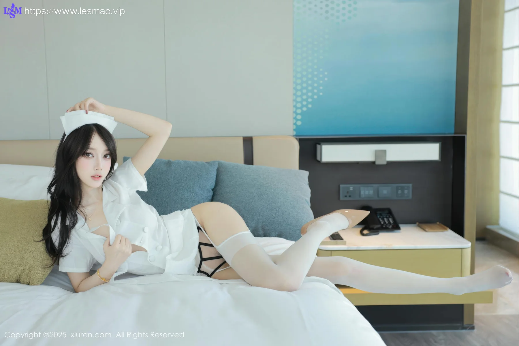 XiuRen 秀人 No.10507 玥儿玥er 白色护士制服 - 37