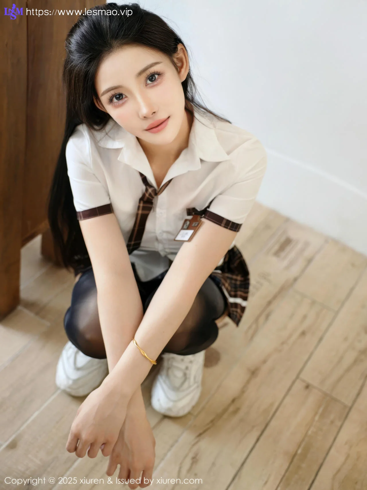 XiuRen 秀人 No.10512 梨霜儿 性感学妹制服 - 31