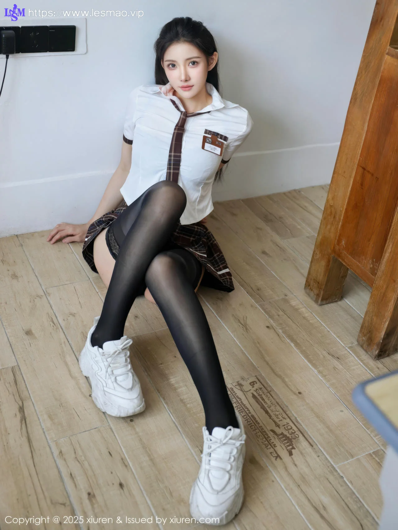 XiuRen 秀人 No.10512 梨霜儿 性感学妹制服 - 45