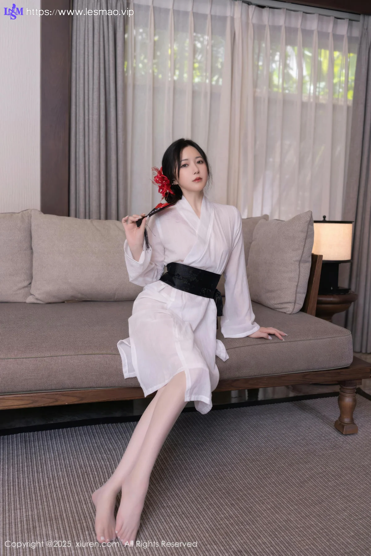 XiuRen 秀人 No.10514 鱼子酱Fish  诱人白色丝袜 - 9