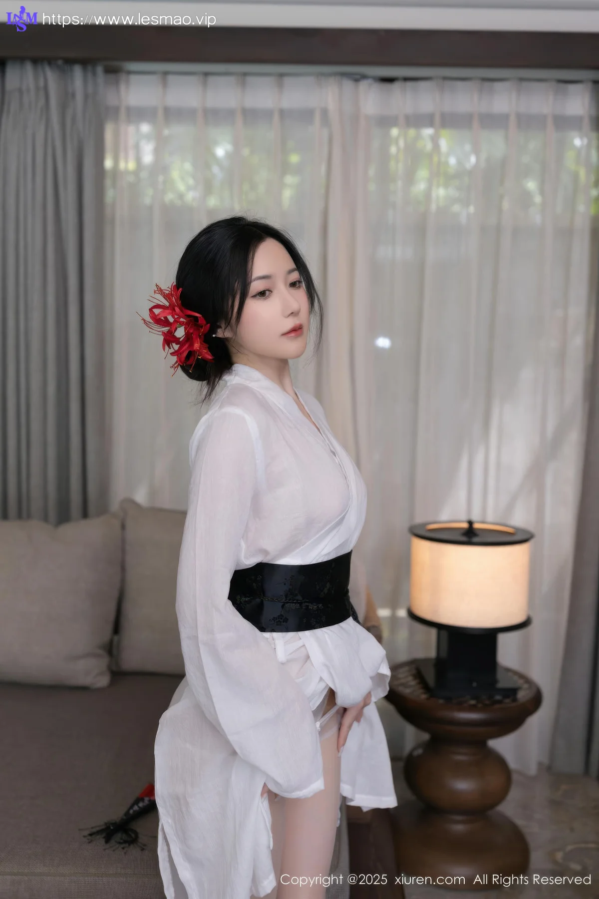 XiuRen 秀人 No.10514 鱼子酱Fish  诱人白色丝袜 - 14