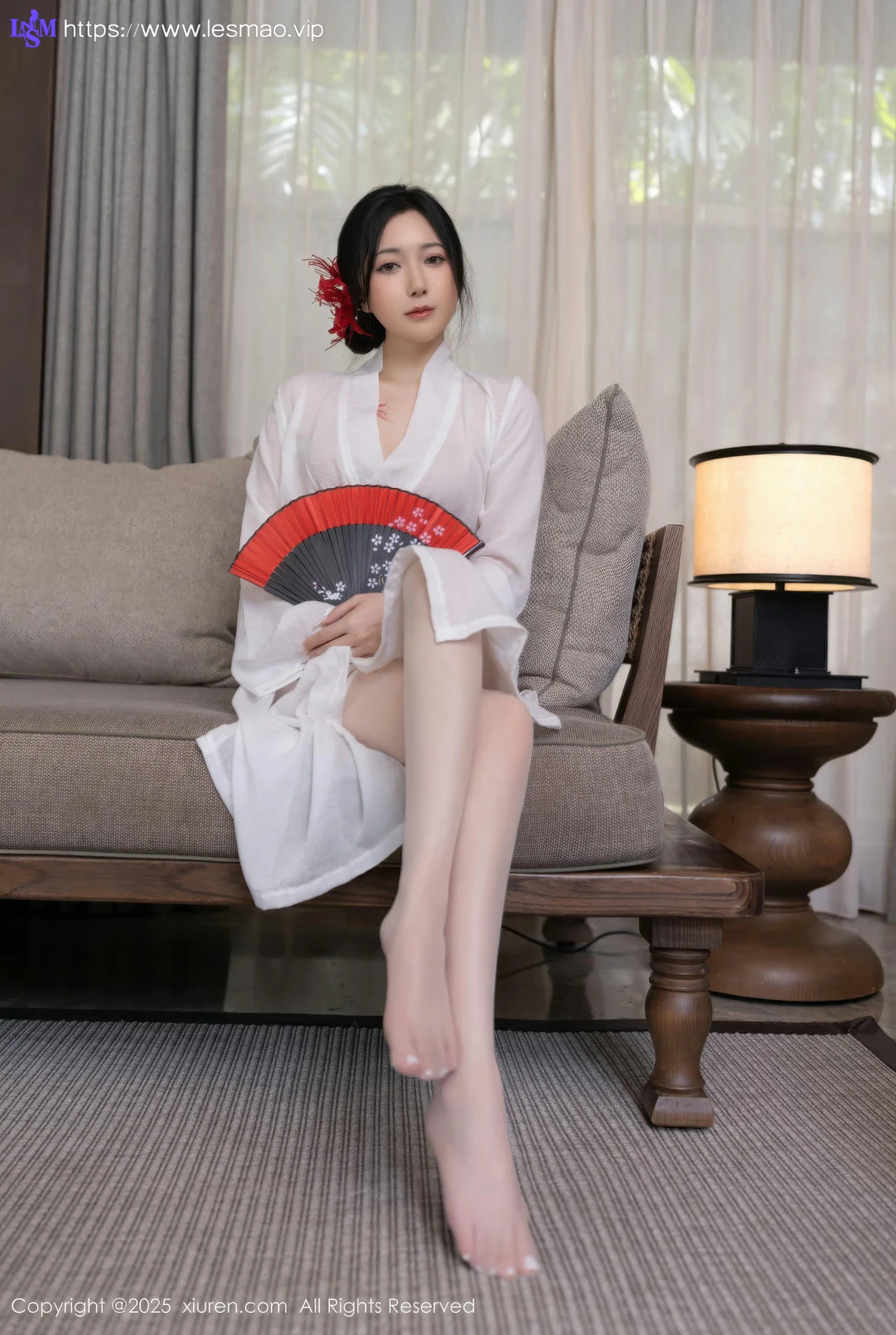 XiuRen 秀人 No.10514 鱼子酱Fish  诱人白色丝袜 - 23